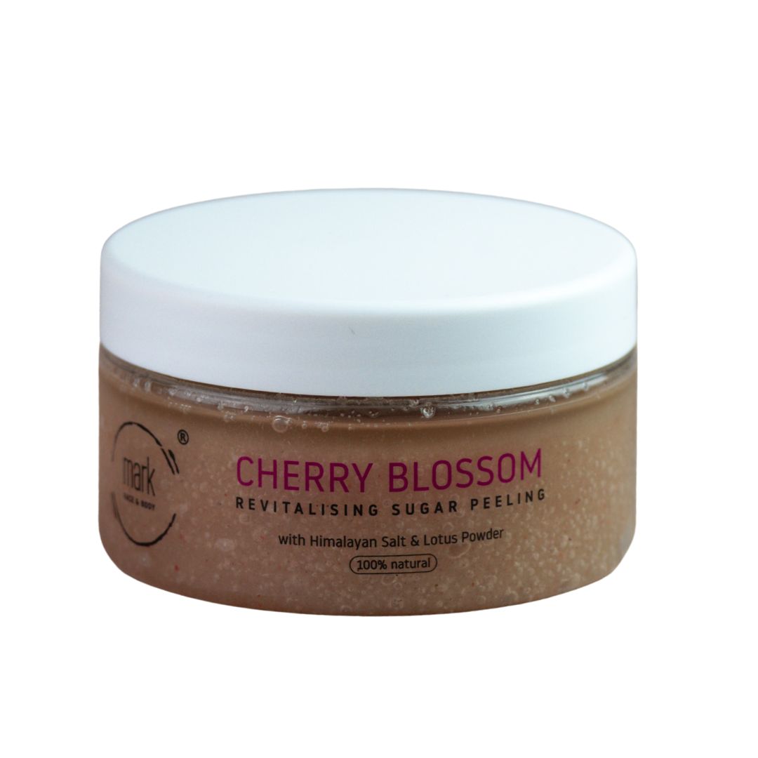 MARK sugar scrub Cherry Blossom - s lotosovým pudrem